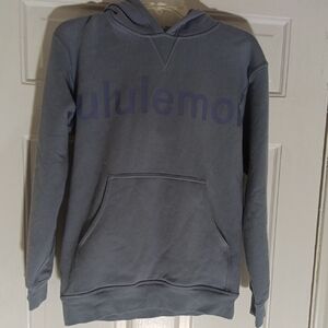 lululemon athletica Women  Gray Hoodie  Sky Blue